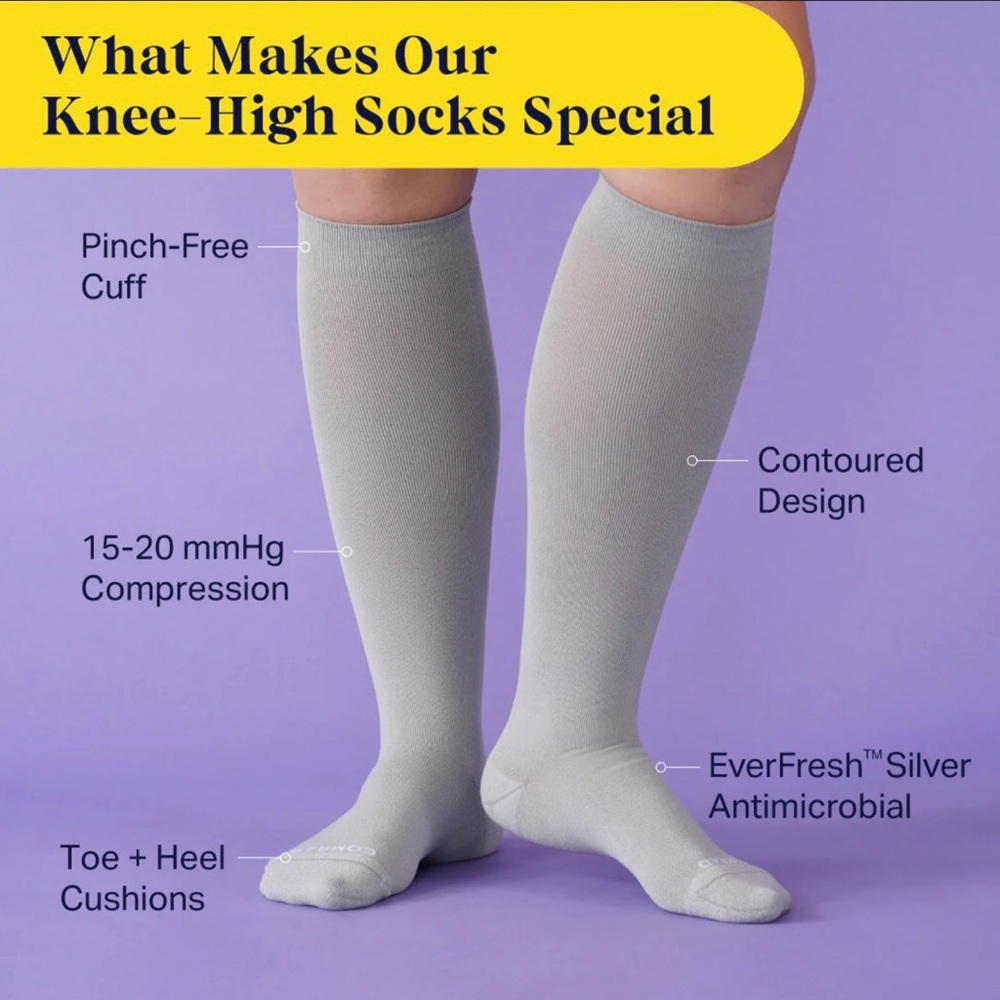 Comrad Knee-High Compression Socks 3 Pack - image 7